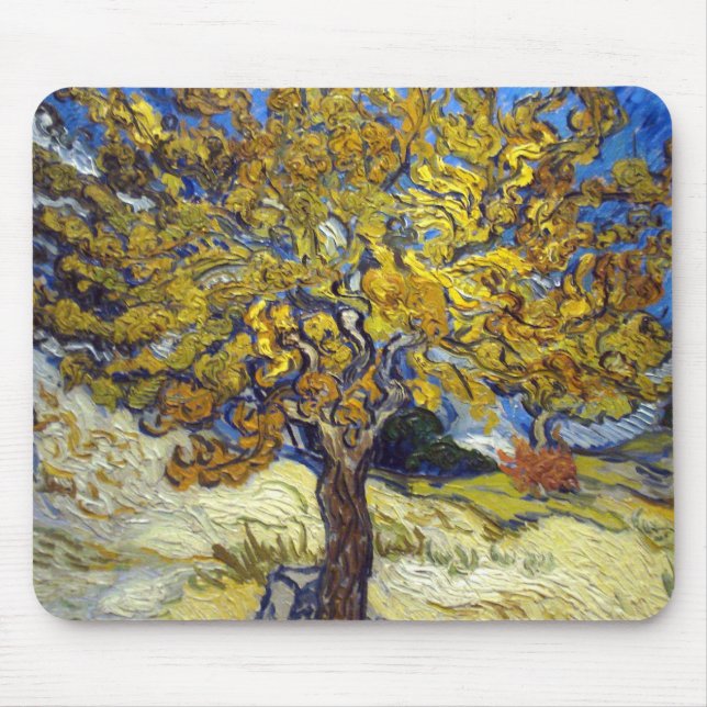 Tapis De Souris Le tableau du mûrier de Van Gogh, un chef-d'œuvre  (Devant)