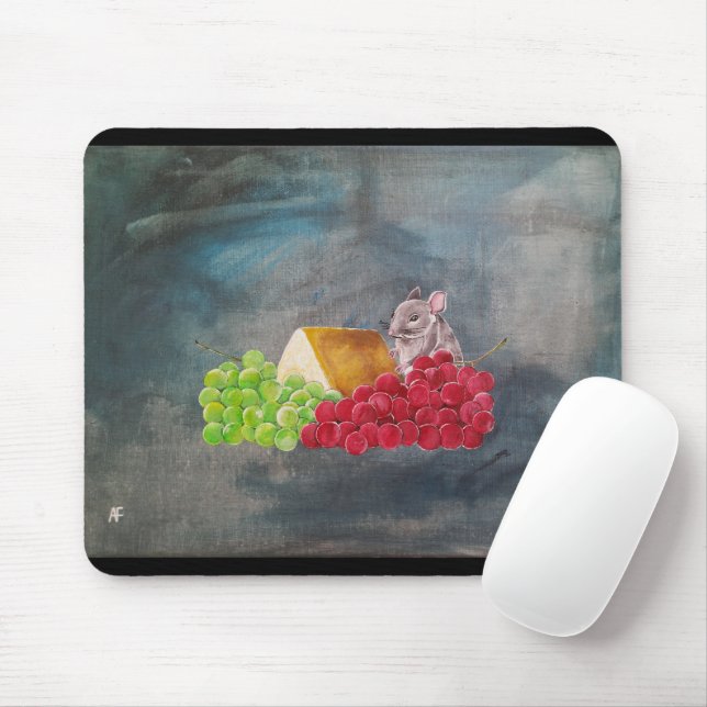 Tapis De Souris Le tableau L'invité indésirable d'Alfred Fox (Avec souris)