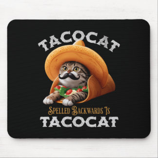 Tapis De Souris Le Tacocat Arrimé À L'Arrière Est Tacocat Mexicain