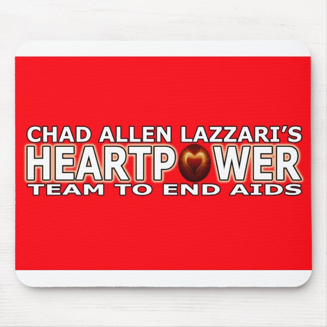 Tapis De Souris Le Tchad Allen Lazzari Heartpower (Devant)