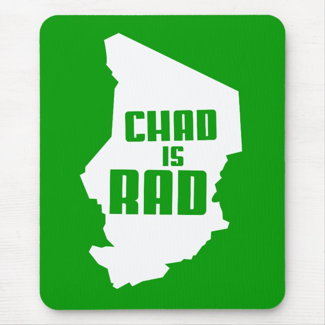 Tapis De Souris Le Tchad est rad (solide) (Devant)