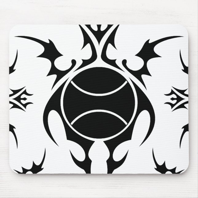 Tapis De Souris le tennis. tribal. (Devant)