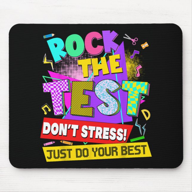 Tapis De Souris Le test de stress de jour Enseignants (Devant)