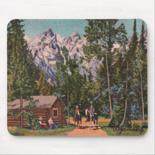 Tapis De Souris Le Tetons - le Wyoming grands
