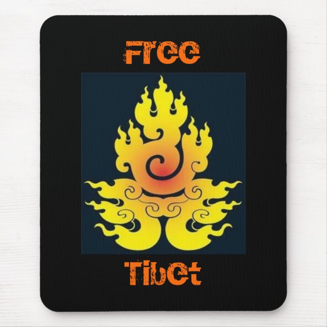 Tapis De Souris Le Thibet libre Mousepad (Devant)