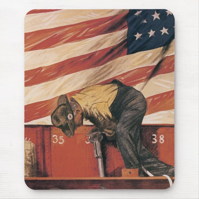 Tapis De Souris Le travail d'équipe gagne (Devant)