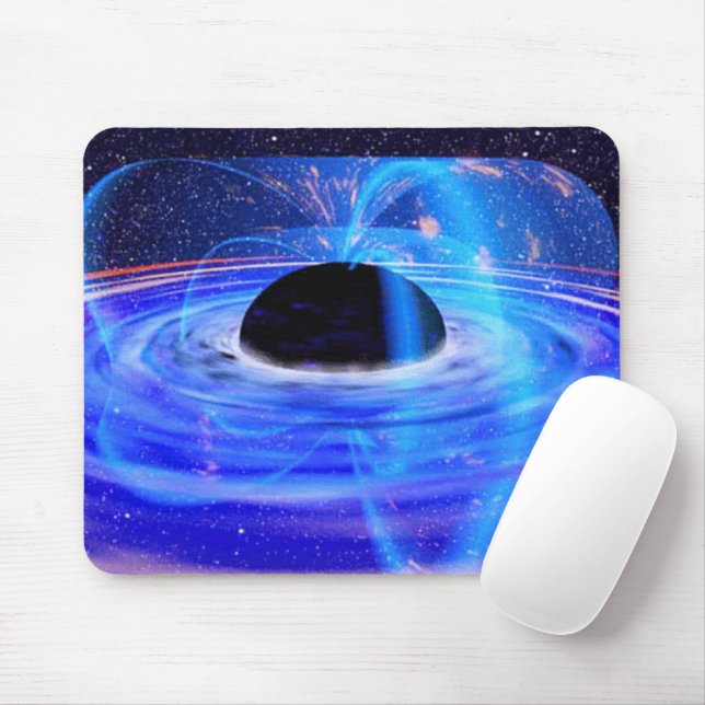 Tapis De Souris Le trou noir bleu de la NASA (Avec souris)