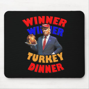 Tapis De Souris Le Vainqueur Du Dîner Turc Trump Célébrant Plus Qu