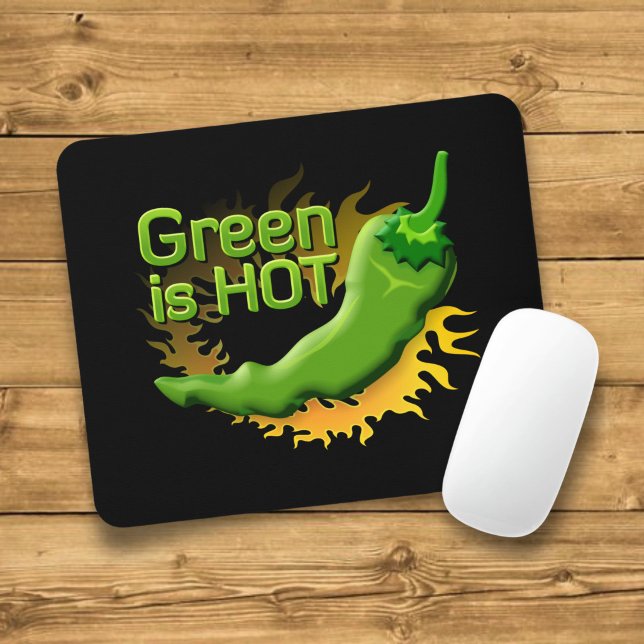 Tapis De Souris Le vert est CHAUD (Créateur téléchargé)