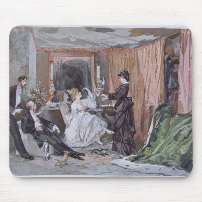 Tapis De Souris Le vestiaire de Hortense Schneider (Devant)