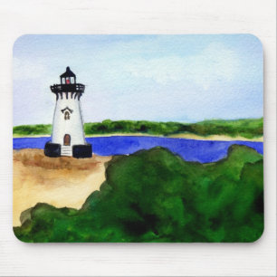 Tapis De Souris Le vignoble d'Edgartown Lighthouse-Martha