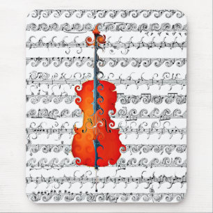 Tapis De Souris Le violoncelle et moi basculent ! _