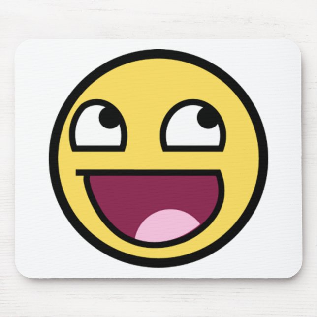 Tapis De Souris Le visage impressionnant est Mousepad (Devant)
