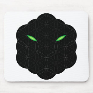 Tapis De Souris Le Visage Jaguar De La Vie - Animaux Sacrés 02.