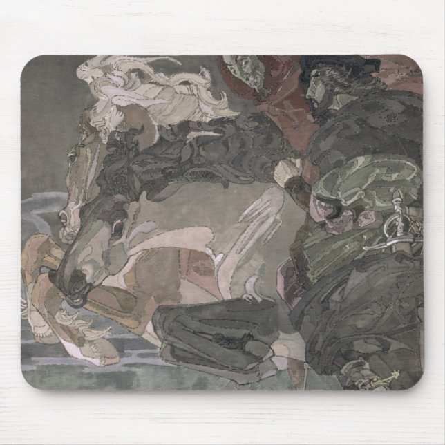 Tapis De Souris Le vol de Faust et de Mephistopheles, 1896 (Devant)