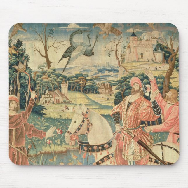 Tapis De Souris Le vol du héron, Franco-Flamand (Devant)
