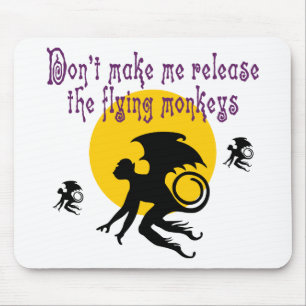 Tapis De Souris Le vol Monkeys Mousepad