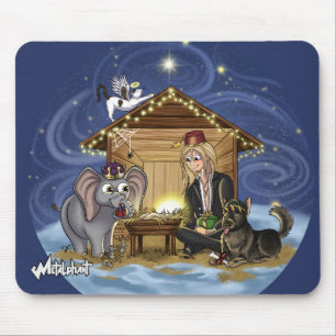 Tapis De Souris Le vrai sens de Noël de Metalphant Wilbur