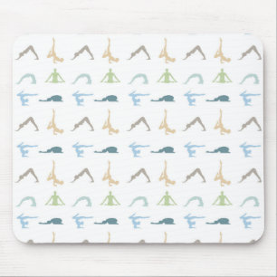 Tapis De Souris Le yoga pose la méditation de mindfulness de