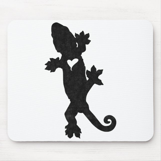 Tapis De Souris Leachie New Caledonian Gecko Artsy Distressed  (Devant)
