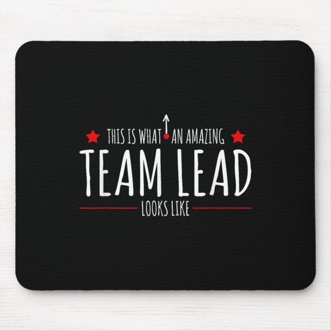 Tapis De Souris Leadership Participatif Et Transformationnel Blac (Devant)