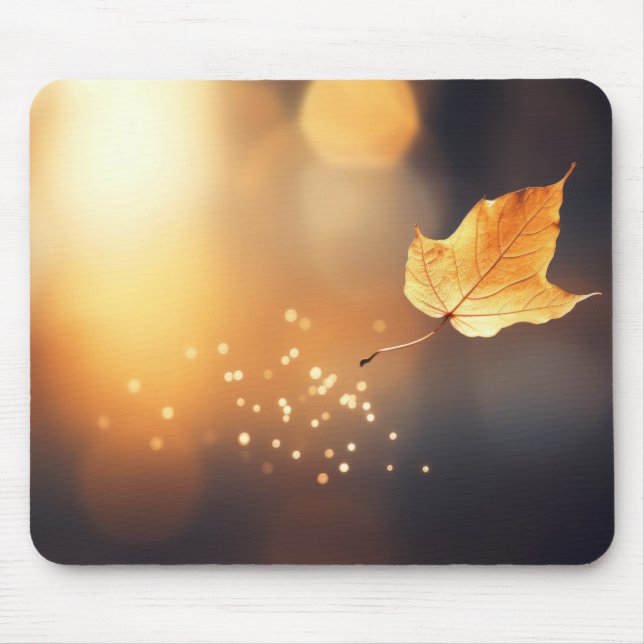 Tapis De Souris Leaf Air Nature Serene Tranquille Tranquille (Devant)