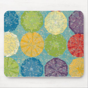 Tapis De Souris L'eau a éclaboussé l'été fruité coloré!