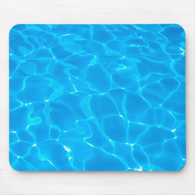 Tapis De Souris L'eau bleue de piscine (Devant)