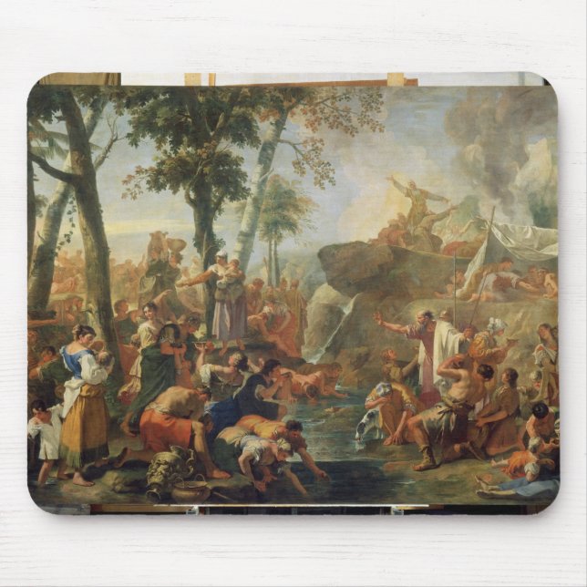 Tapis De Souris L'eau de dessin de Moïse de la roche (huile sur la (Devant)