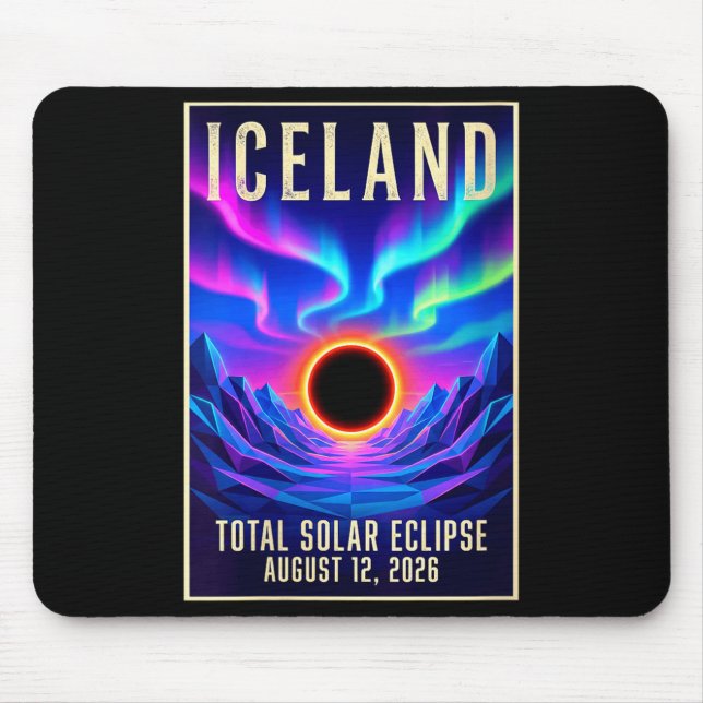 Tapis De Souris L'éclipse solaire de l'art des femmes 2026 Totalit (Devant)