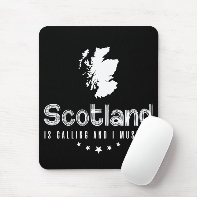 Tapis De Souris L'Ecosse Appelle Et Je Dois Aller À Mousepad (Avec souris)