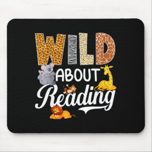 Tapis De Souris Lecteur de livres lecteur bibliothécaire amoureux