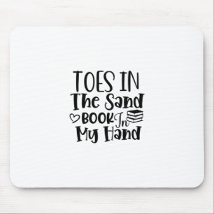 Tapis De Souris Lecture Art Toes Dans Le Livre De Sable Dans Ma Ma