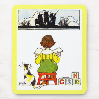 Tapis De Souris Lecture de garçon