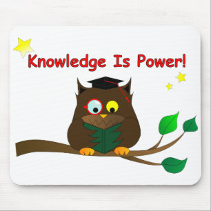 Tapis De Souris Lecture de Wise Owl