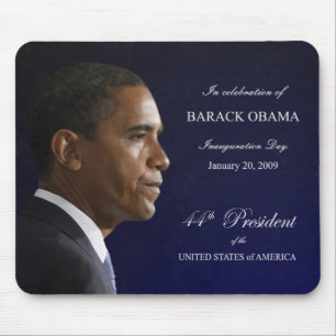 Tapis De Souris L'édition Mousepad du collecteur de Barack Obama