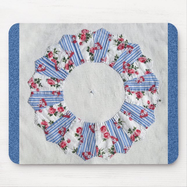 Tapis De Souris L'édredon de Nellie de grand-maman - bloc #3 (Devant)