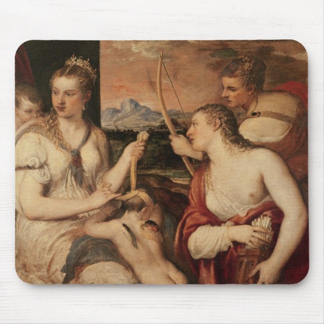 Tapis De Souris L'éducation du cupidon, c.1565 (Devant)