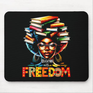 Tapis De Souris L'éducation est la liberté Livres de professeur no