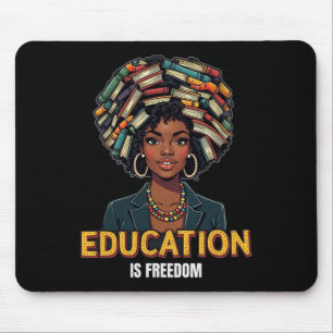 Tapis De Souris L'éducation est la liberté Professeur du Mois de l