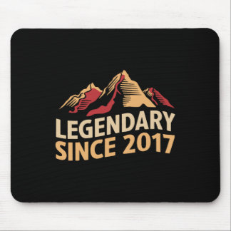 Tapis De Souris Légendaire depuis 2017 Anniversaire Randonnée Rand