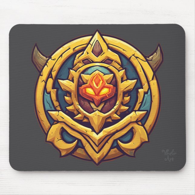 Tapis De Souris Legendary Rank Gamer Emblem (Devant)