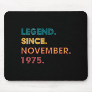 Tapis De Souris Légende 1975 50e anniversaire pour hommes femmes 5