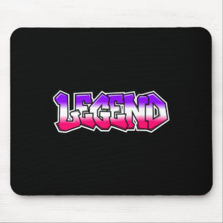 Tapis De Souris Légende cool graffiti slogan texte citation cadeau
