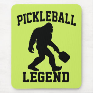 Tapis De Souris Légende de Pickleball Drôle Bigfoot 