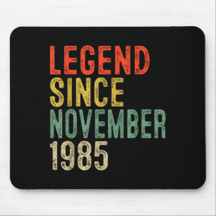 Tapis De Souris Légende depuis novembre 1985 40e anniversaire 40 a