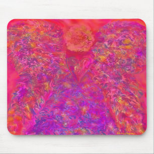 Tapis de souris léger d'ange de corps