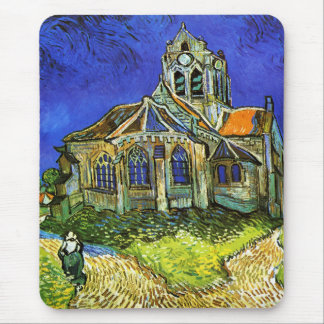 Tapis De Souris L'église chez Auvers, Van Gogh