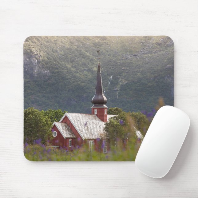Tapis De Souris L'église Lofoten (Avec souris)