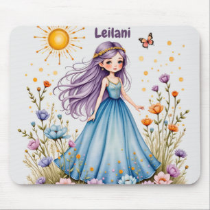 Tapis De Souris LEILANI ~ Sweet Girl ~ Fleurs ~ Mousepad
